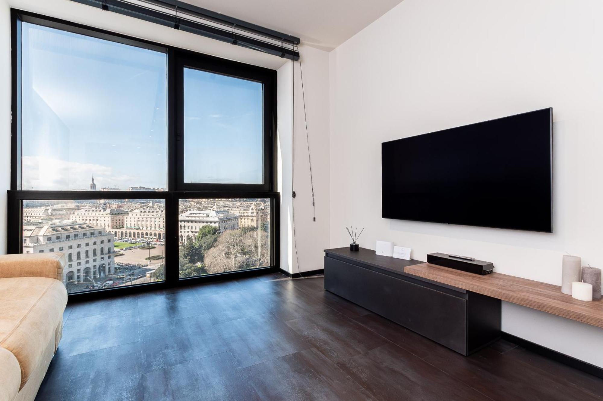 Free Parking In Luxury With View - Steps To Brignole Train Station Appartamento Genova